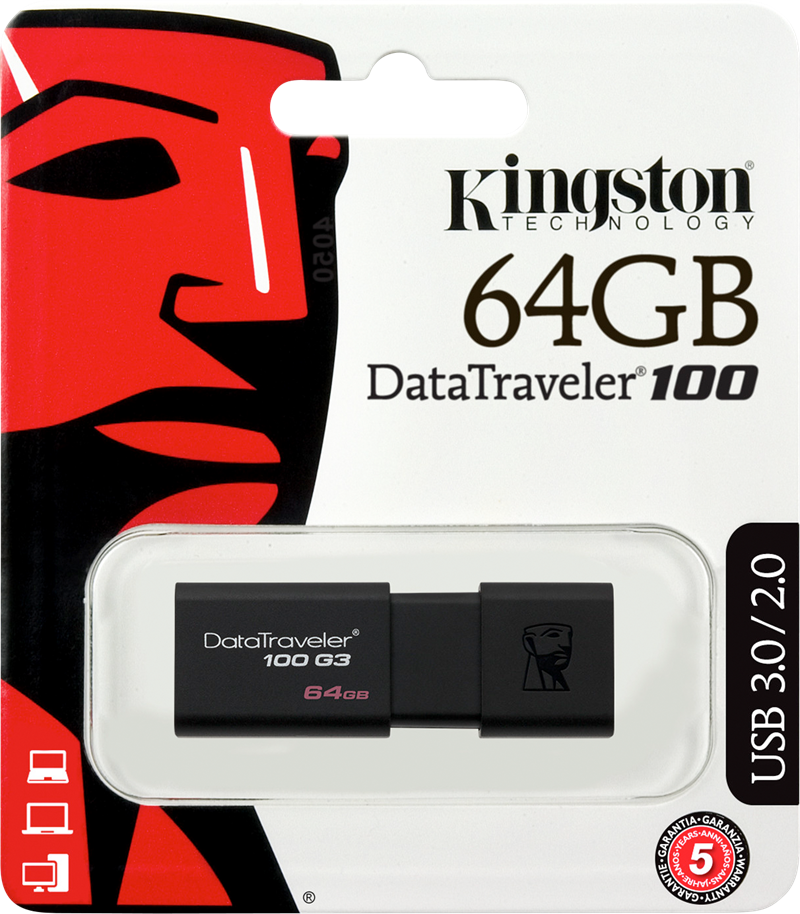 Kingston DataTraveler USB-minne, 64 GB