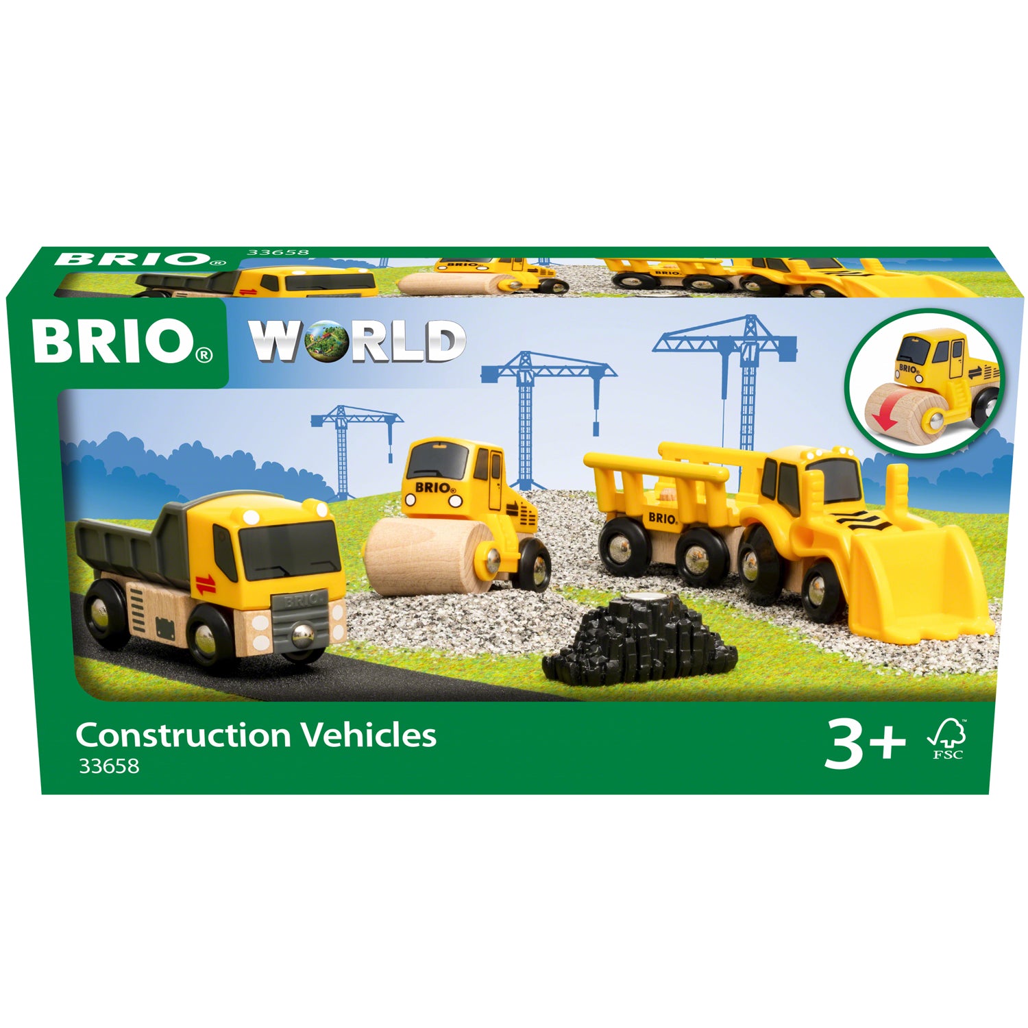 BRIO 33658 Construction vehicles