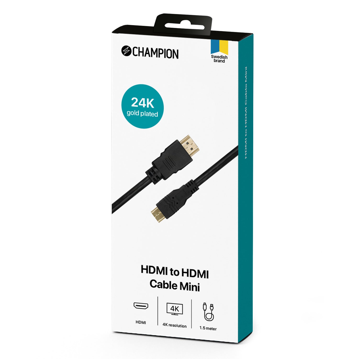 CHAMPION HDMI-kabel Mini (A-C) 1.5m