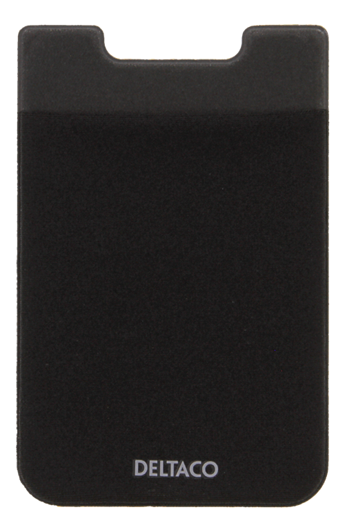 Kreditkortshållare för smartphones, 3M lim, svart
