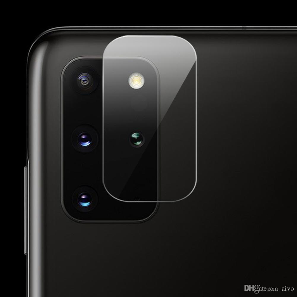 Samsung Galaxy S20 Kamera Len Härdat Glas 3D Transparent Skraptålig Baksida Skärmskydd Film