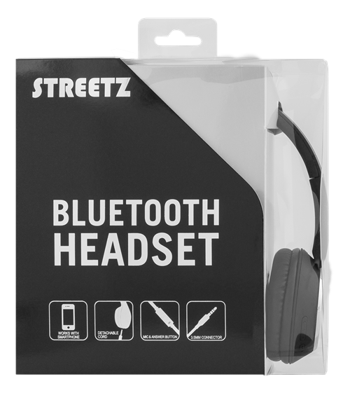 Hörlurar STREETZ Bluetooth-Hörlurar med Mikrofon