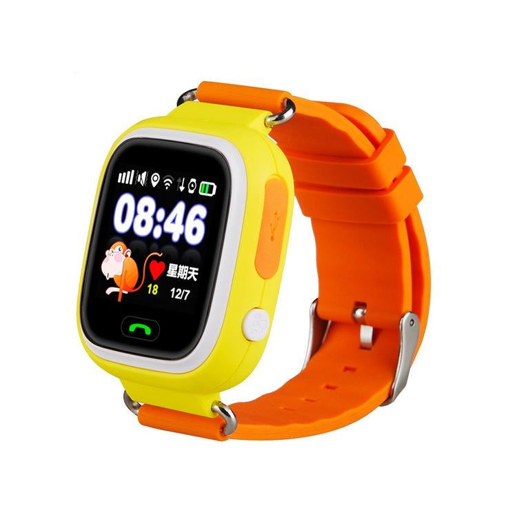 Q90 barn telefon klocka färg pekskärm GPS positionering WIFI barn smart klocka Röstchatt Smartwatch Sports