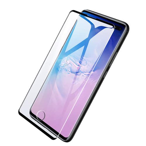 Samsung Galaxy S10 Skärmskydd i Härdat Glas FULL COVER B
