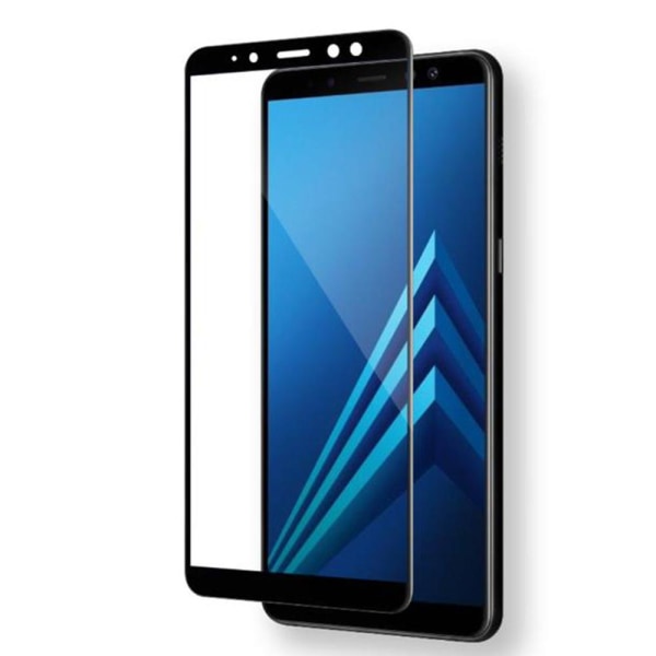 Samsung Galaxy A6 2018 Skärmskydd i Härdat Glas FULL COVER B