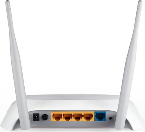 WiFi Router TP-LINK trådlös 3G/4G-router för USB-modem, 10/100mbps LAN/WAN, 802.11b/g/n 300Mbps, vit